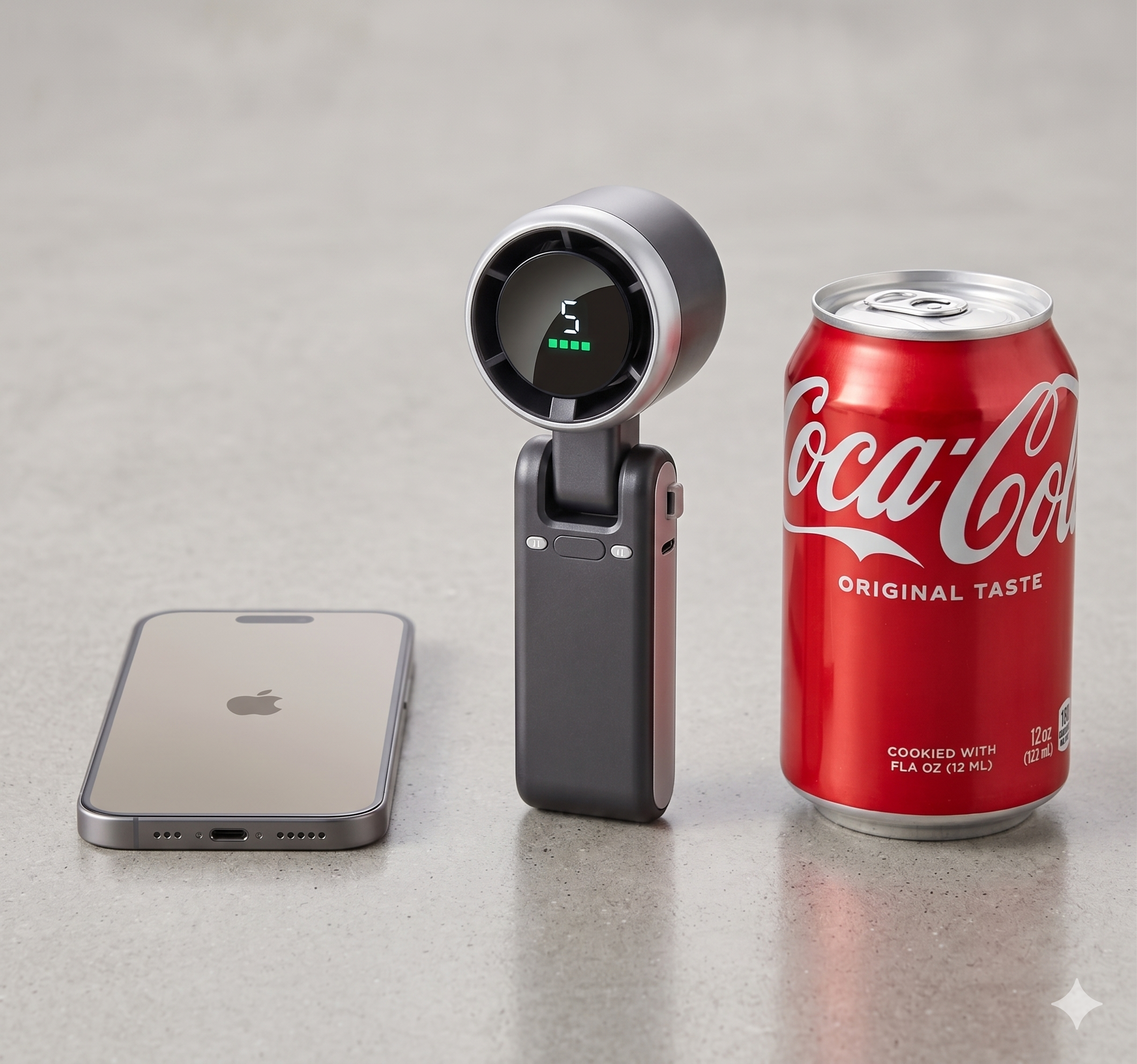 Portable Handheld Fan – All-Day Cooling Power