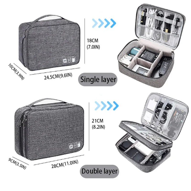 Travel Cable Organizer – Tangle-Free Tech Travel