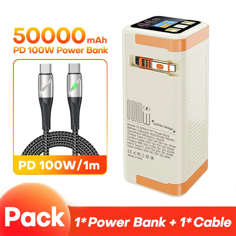 50000mAh Power Bank – Charge Your Laptop Anywhere