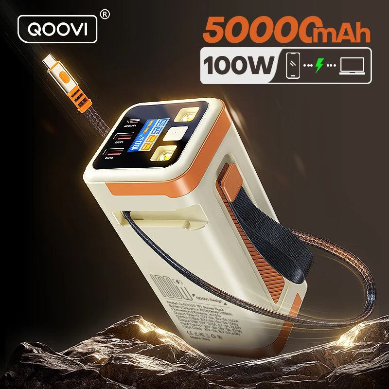 50000mAh Power Bank – Charge Your Laptop Anywhere