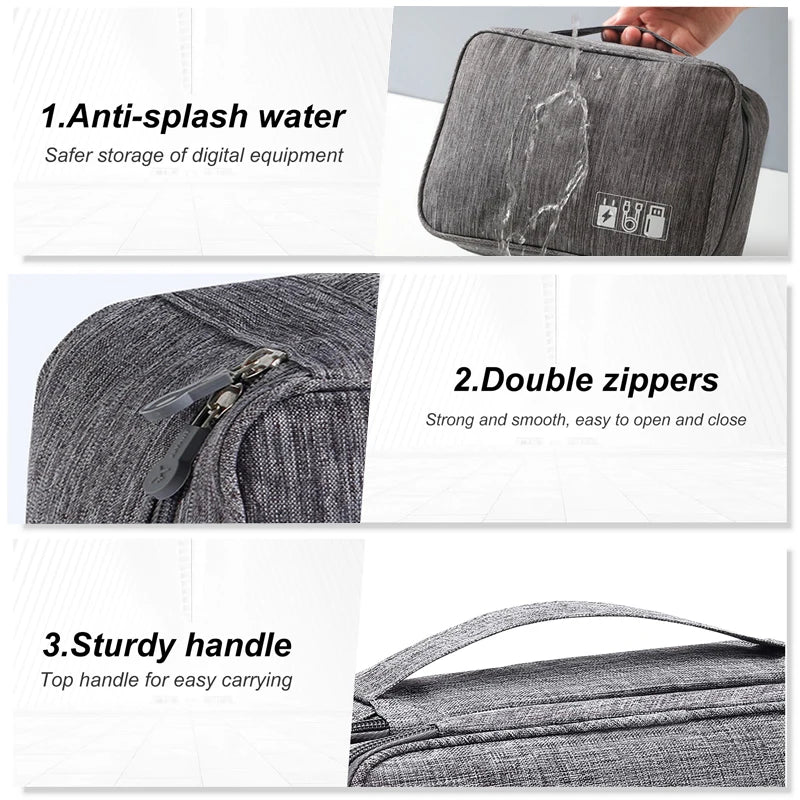 Travel Cable Organizer – Tangle-Free Tech Travel