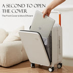 Laptop Carry-On Suitcase – Quick-Access Front Pocket