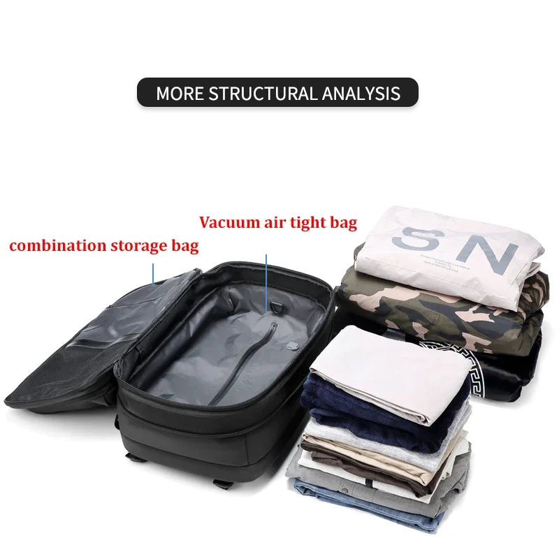 Vacuum Compression Backpack – Double Your Packing Space