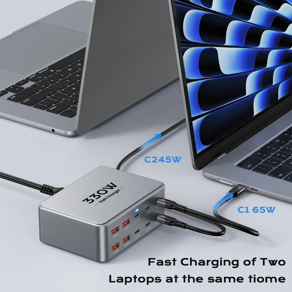 10-Port GaN Charging Station – Power All Your Tech at Once