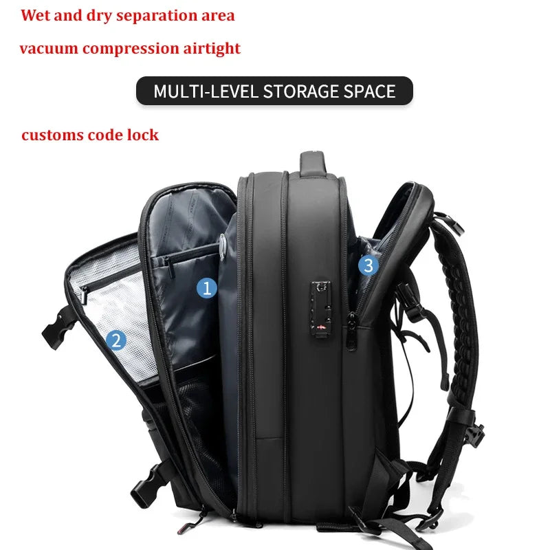 Vacuum Compression Backpack – Double Your Packing Space